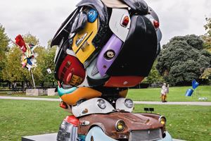 Zak Ové, Lawrie Shabibi, Frieze Sculpture, Regent's Park, London (3 July–6 October 2019). Courtesy Ocula. Photo: Charles Roussel.